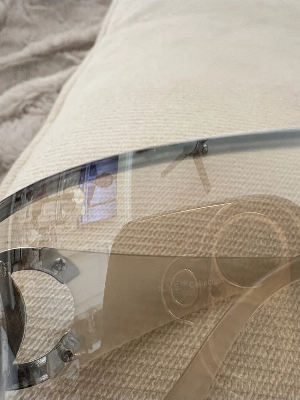 Clear Lens Wraparound Sunglasses